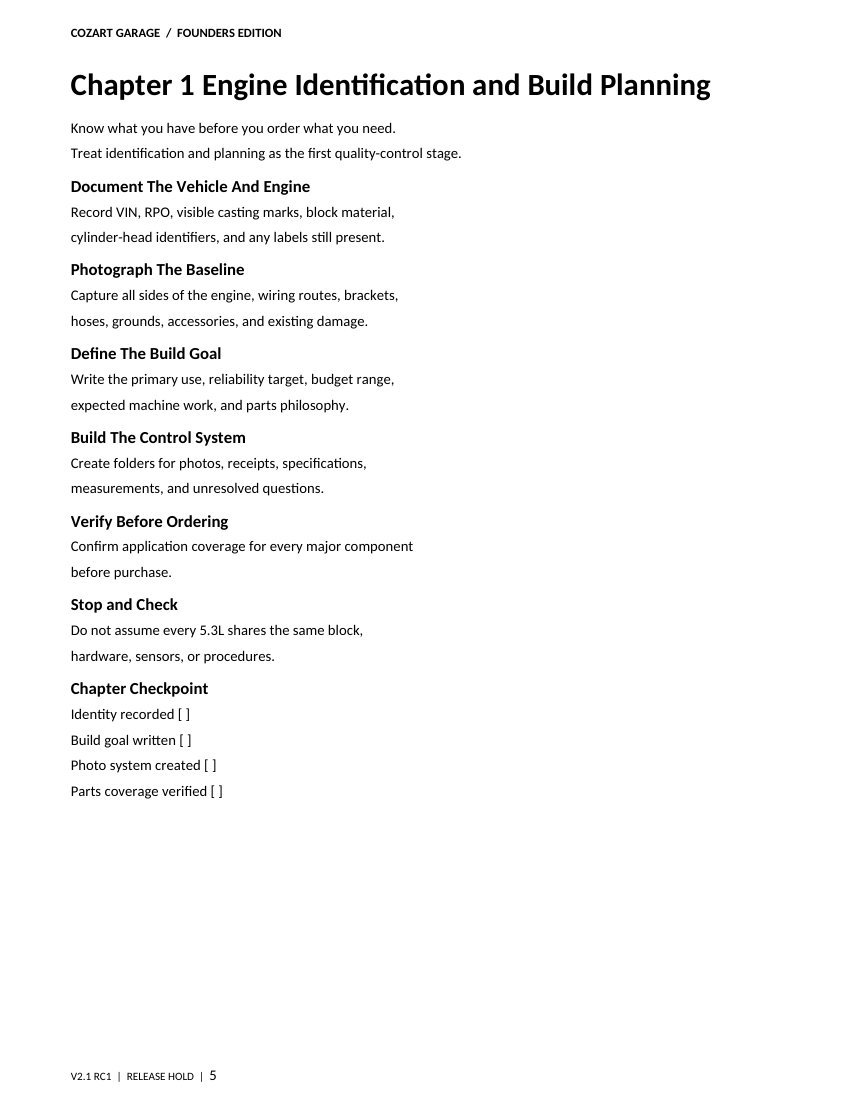 Chapter 1 sample from the guide